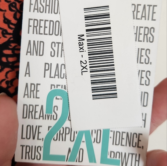 Lularoe Maxi skirt 2xl NWT - Picture 2 of 2